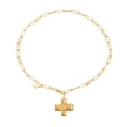 thumbnail image 4 of YYKihy Chunky Necklace For Women Hammered Pearl Layered Necklace Pearl Costume Jewelry, 4 of 4