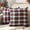 Black Plaid 1, variant on Christmas Pillow Covers 20x20 Set of 2 Buffalo Plaid Striped Christmas Pillow Red and White Christmas Decorations Throw Pillow Cover for Living Room Couch Sofa