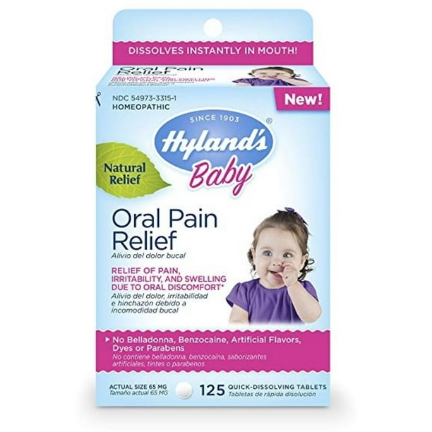 2 Pack Hyland's Baby Oral Pain Relief 125 ea