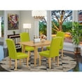 thumbnail image 4 of East West Furniture Dining Room Set Oak, NOEN5-OAK-51, 4 of 4