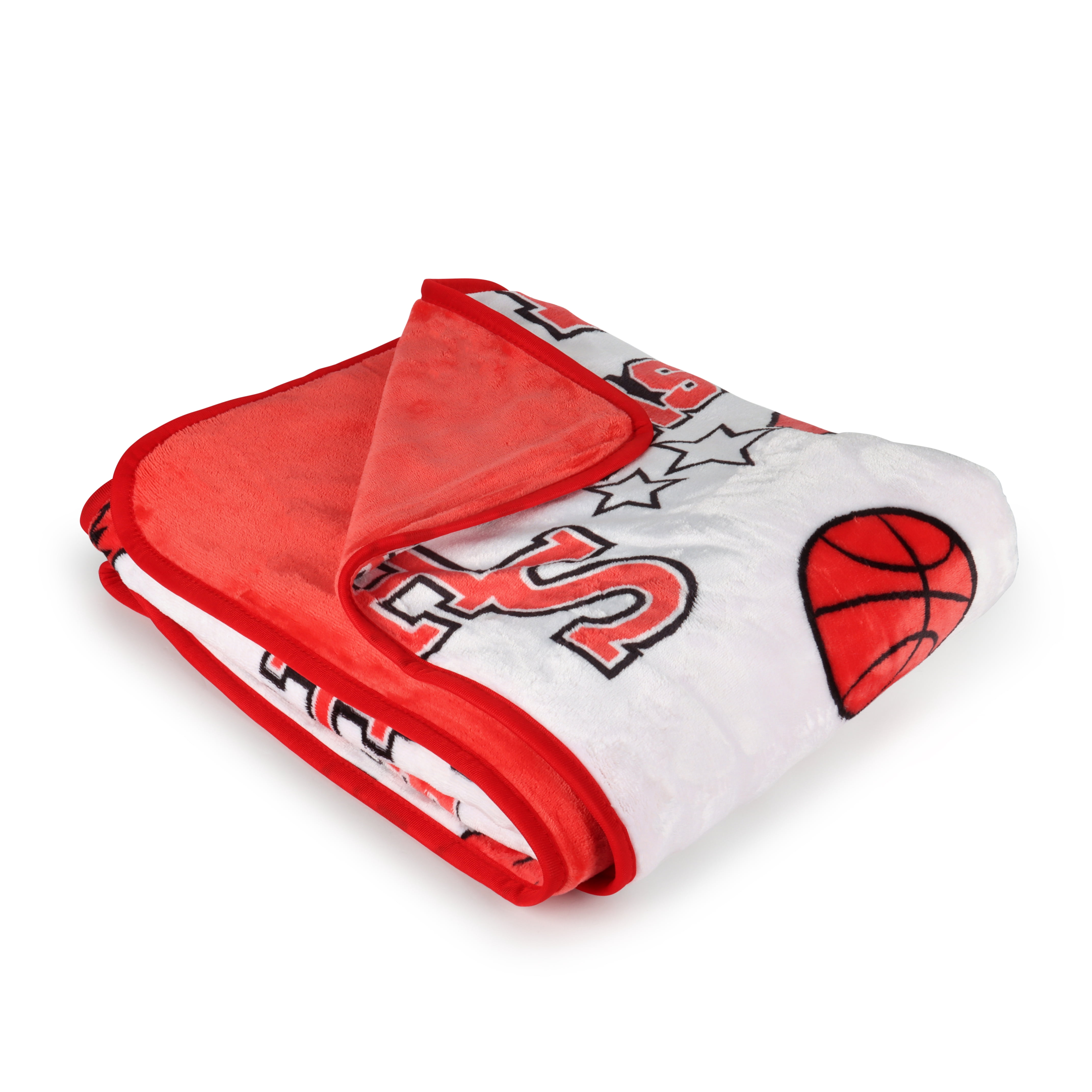 Disney High School Musical East High Ball Kids Throw Blanket, Polyester Silk Touch, Red & Black, 50" x 70"