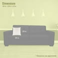 thumbnail image 3 of Majestic Home Goods Pillow 20x20 Sherpa Cream, 3 of 4