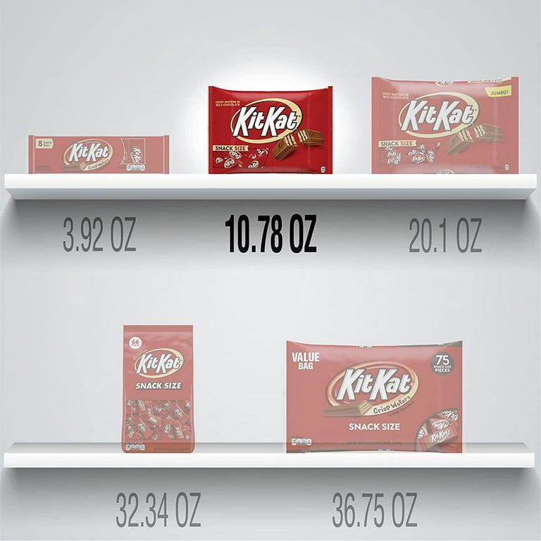 Kit Kat Snack Size Candy Bars 10.78 Oz YUMMY! *