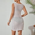 thumbnail image 5 of Women's Swimwear Cover Up Under $10 Knitted Beach Bikini Swimsuit Overcoat, 5 of 7