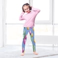 thumbnail image 5 of Girl's Legging Full-Length Colorful Print Tights For Dance Gym Everyday Wear Prickly Pear Fruit Vector, 5 of 8