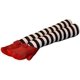 thumbnail image 1 of Estacas de patas de bruja de Halloween, estacas de patio para romper tumbas con patas de bruja para macetas, decoraciones con patas de bruja (rojas), 1 of 4