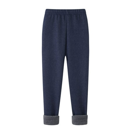 

Girls Winter Warm Leggings Cotton Fleece Lined Thick Thermal Tights Pants for Athletic Dance Workout Running Yoga 2-13T