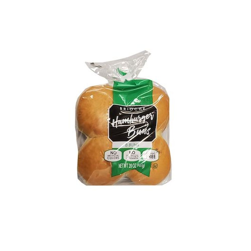 Gonnella Sliced Brioche Hamburger Bun, 20 Ounce 8 per case