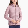 thumbnail image 5 of Lightweight Puffer Jacket for Womens Winter Warm Hooded Coats Casual Zip Up Down Quilted Coat with Pockets, 5 of 6