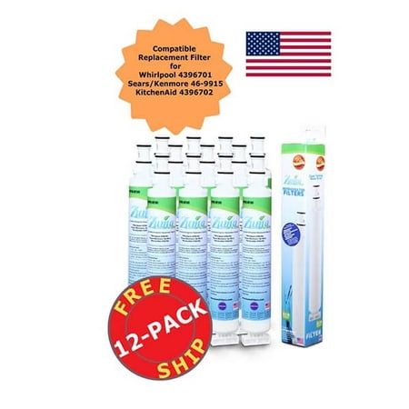 

Zuma Filters™ Brand Refrigerator Water and Ice Filter compatible with Whirlpool® WF-L200V (12 Pack) OPFW3-RF300