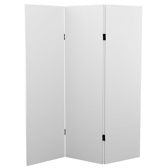 Red Lantern 5 ft. Tall Do It Yourself Canvas Room Divider - 3 Panel