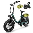 thumbnail image 1 of Bicicleta electrica plegable Honey whale Bk05 Verde, 1 of 7