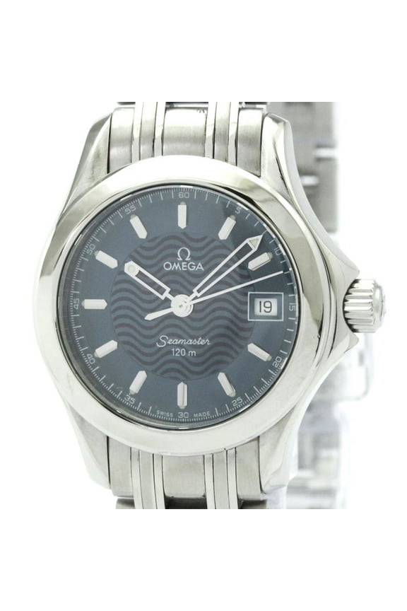 Pre-Owned OMEGA Seamaster 120M Steel Quartz Ladies Watch 2571.81 Polished