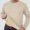 Gold, variant on Babcutegg Mens Crewneck Sweatshirt Warm Thick Long Sleeve Fall Winter Casual Pullover Basic Top Size L