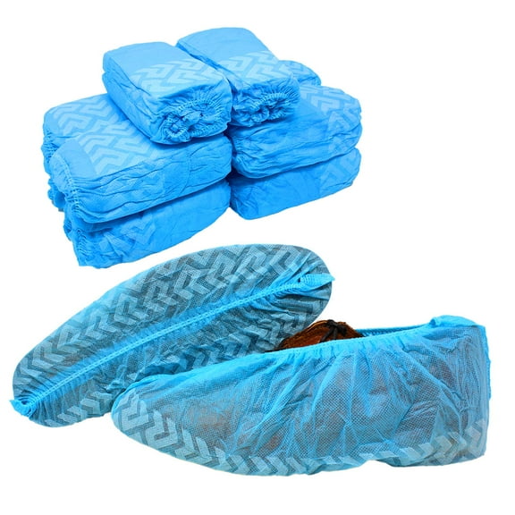 Ever Ready First Aid - Disposable Shoe Cover - 100 count (50 pairs) Hygienic Foot Booties Covers Disposable Recyclable Waterproof Shoe Booties, Fits Large Size Up to US Men's 11 & US Women's 13