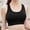 Black, variant on TAIAOJING Seamless Bra Woman Bras With String Quick Dry Shockproof Running Fitness Large Size Underwear Brassiere
