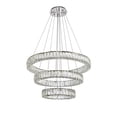 thumbnail image 2 of Elegant Lighting 3503G3LC Monroe Puce Led Intégrée Lustre Chromé, 2 of 4