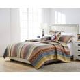 thumbnail image 5 of Greenland Home Katy Boho Stripe 100% Cotton Quilt and Pillow Sham Set, 3-Piece Full/Queen, 5 of 7