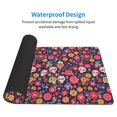 thumbnail image 3 of Pofeuu Apricot color Skull flower Print Mouse Pad,Rubber, Multipurpose Comfortable Waterproof Mousepad Desk Mat for Gamer Office Home, 3 of 8