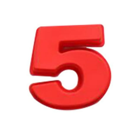 

0-8 Number Silicone Fondant Moulds Non-stick Digital-Shape Chocolate Baking Mold for Party Supplies Kitchen Baking Accessories