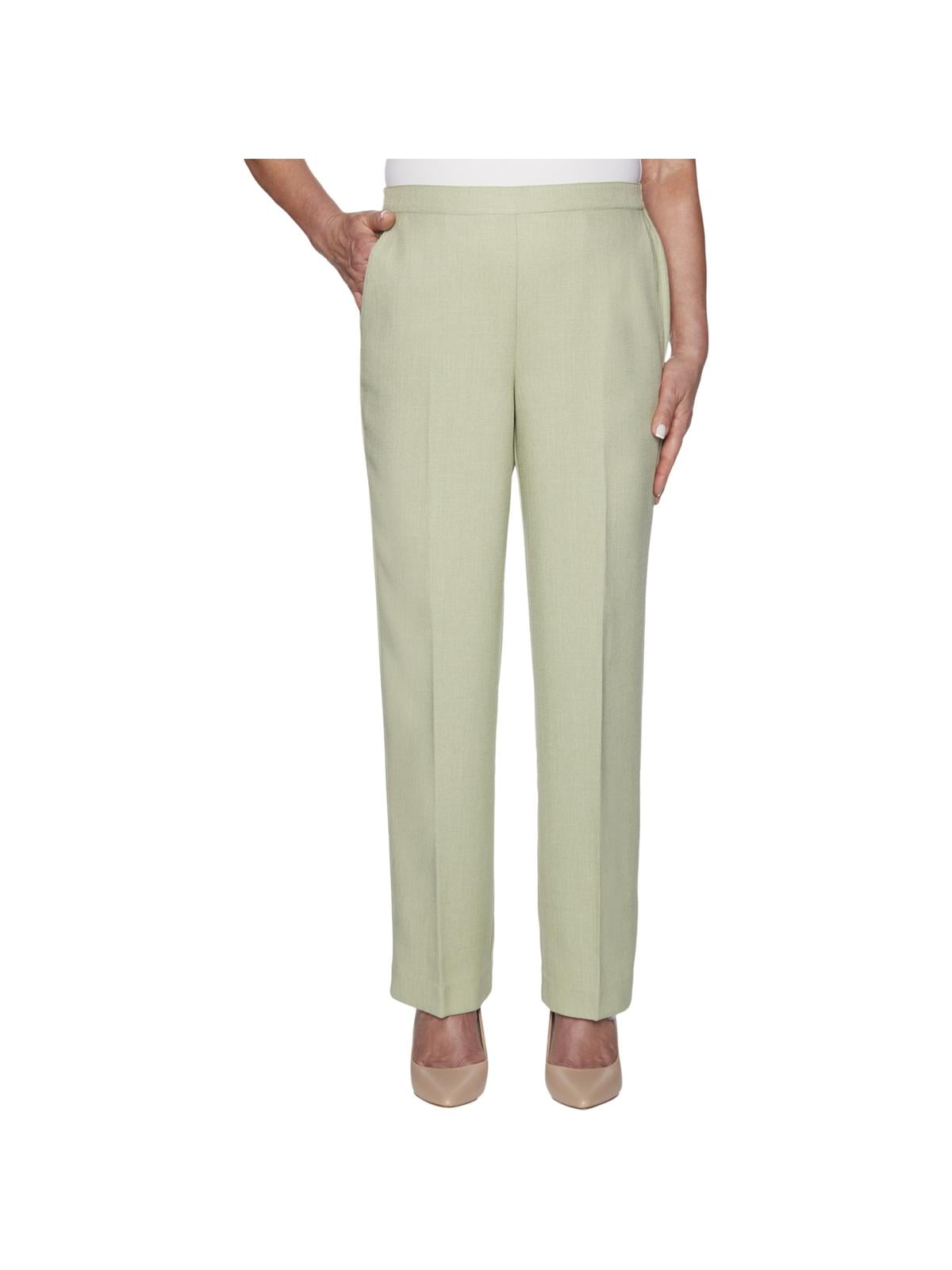 pleated straight leg pants