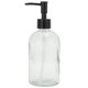 thumbnail image 1 of Dispensador de Jabón Cilíndrico Brillante Duradero de 1 Pc 13.53oz Transparente Negro, 1 of 6