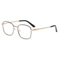 thumbnail image 2 of Gafas de metal anti-azul de estilo coreano que cambian de color, gafas para hombres y mujeres, gafas retro, un espejo, de doble uso, 2 of 6