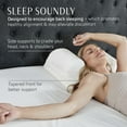 thumbnail image 7 of YourFacePillow Beauty Pillow - Anti Wrinkle & Anti Aging Back Sleeping Pillow - Wrinkle Prevention Pillow to Sleep on Back - Memory Foam Beauty Sleep Pillow to Keep Head Straight (Large), 7 of 7