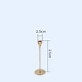 thumbnail image 1 of Candelabro de hierro forjado para mesa de comedor, candelabro de hierro forjado para decoración de cenas románticas con velas para el hogar, 1 of 1