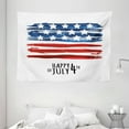 thumbnail image 1 of 4th of July Decor Tapestry, Celebrating Background with Charming Stars Memorial Historic Digital Print, Wall Hanging for Bedroom Living Room Dorm Decor, 80W X 60L Inches, Blue Red, by Ambesonne, 1 of 2