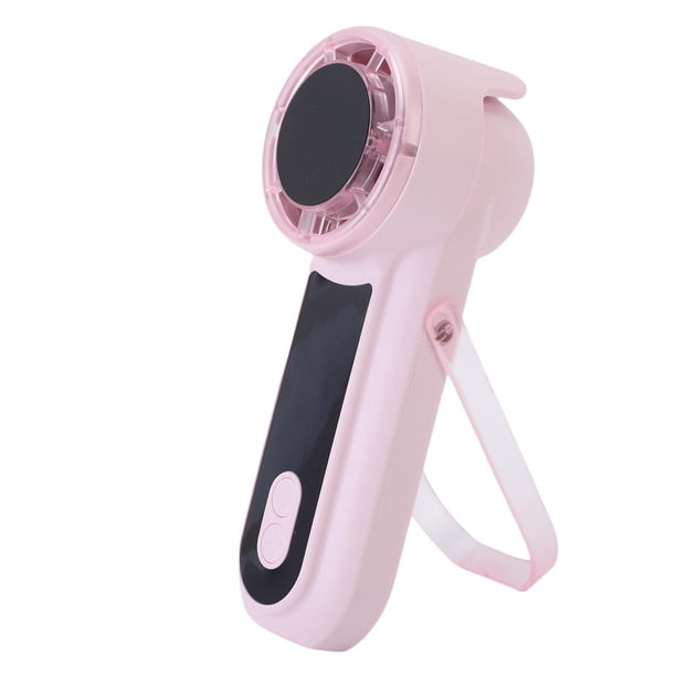 Ventilador De Mano, Diseño Compacto, Ventilador Recargable De 13000 RPM, Pantalla Digital, Motor Sin Escobillas Para Refrigeración Del Trabajo De La Vida Diaria