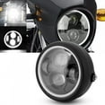 thumbnail image 3 of Front Headlight,Retro Style Universal Motorcycle Motorbike Headlight Motorcycle LED Headlight High-End Performance, 3 of 5