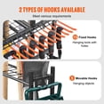 thumbnail image 3 of Garden Tool Organizer,16 Slots with Hooks,Yard Tool Tower Rack with Wheels for Garage Organization&Storage,Hold Long-Handled Tool/Rake/Broom,Metal Tool Stand Holder for Shed,Outdoor, 3 of 6