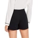 thumbnail image 2 of Faldas cruzadas con dobladillo asimétrico para mujer, pantalón corto liso Negro (plain black) Grande Negro (plain black) Grande Xishao ropa, 2 of 2