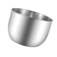 thumbnail image 2 of Tazón de acero inoxidable para mezclar con borde redondeado, de metal, para ahorrar espacio, para ensaladas 21 cm, 2 of 9