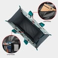 thumbnail image 4 of Teacher Tote Bag,Black Corgi Teacher Utility Tote Bag,Large Work Tote Bags for Women with Multiple Pockets,Top Zipper Closure,13.8x10.6x6.7 Inch, 4 of 5
