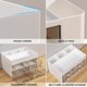 thumbnail image 4 of QPENWEI Organisateur de Bureau Blanc en Plastique avec 4 Tiroirs Coulissants, 4 Compartiments et Porte-Stylo, Multifonctionnel Organiseurs et distributeurs pour le Bureau Maison École, 4 of 5
