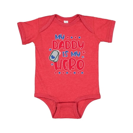 

Inktastic Memorial Day My Daddy is My Hero Gift Baby Boy or Baby Girl Bodysuit