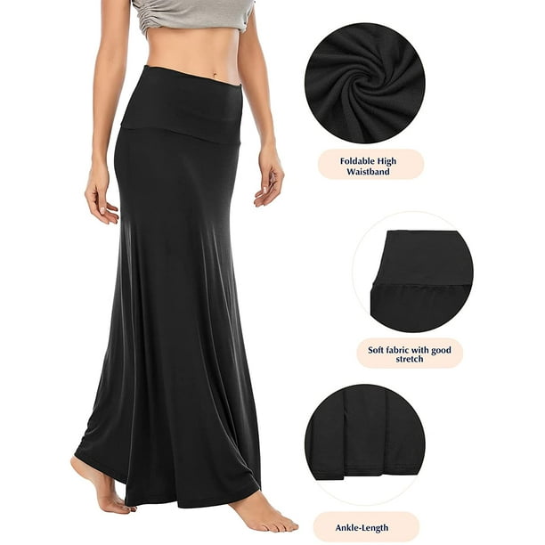 Lounge Pants With Convertible High Waistband or Fold Over Skirt -   Canada