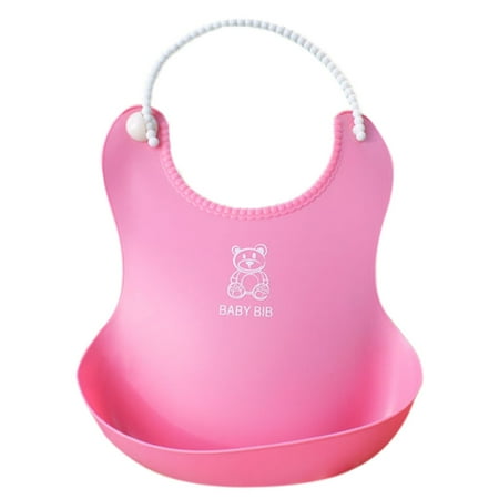 

Shldybc Silicone Baby Bibs Baby Detachable Kids Boys Girls Feeding Apron Saliva Towel Bib Smock on Clearance