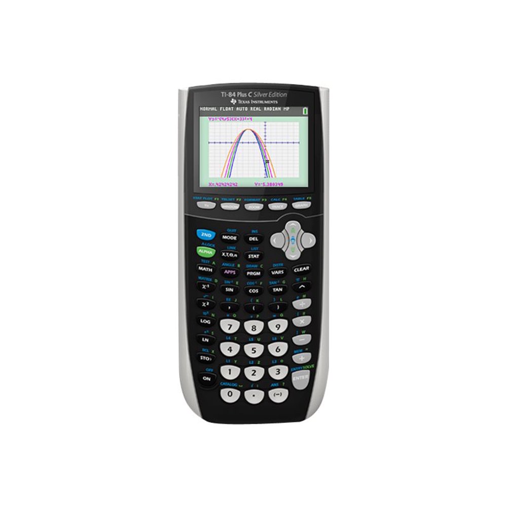 Texas Instruments TI84 Plus C Silver Edition Graphing calculator