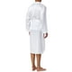thumbnail image 3 of Inspire Chic Bata de Noche para Hombre de Satén de Manga Larga con Cintura para Dormir Bata de Baño 2XL Blanca, 3 of 6