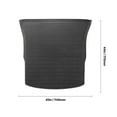 thumbnail image 3 of KFFKFF Trunk Mat, Suitable for Tesla Model Y 2020-2024, Accurate Fitting Cargo Mat for SUVs, TPE Material Trunk Guard, Black Color (1PCS), 3 of 9