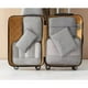 thumbnail image 5 of Conjunto de bolsas organizadoras de viaje | Cubos para maleta y almacenamiento de ropa y zapatos | Spandex de poliéster de 7 piezas | Ligero, resistente a arrugas | Diseño de compresión | Gris, 5 of 6