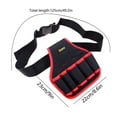 thumbnail image 3 of Kcavykas Pocket Tool Belts With Release Buckle Heavy Duty Detachable Adjustion Utility Belt Work Apron For Electrician Carpenter Construction Tool Belt Pouches Items, 3 of 6