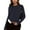 Navy, variant on Long Sleeve Crop Tops For Women Juniors Athletic Outfit Teen Girls Basic Tee Thermal Trendy Long Sleeve Layering Tops Fashion V Neck Slim Fitted Y2k Tight Shirt Navy XS