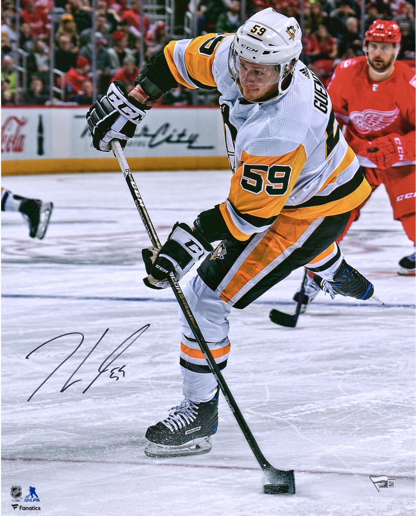 jake guentzel autographed jersey