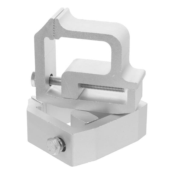 WHAMVOX  2 Pcs Replacement Truck Topper Clamp Ladder Rack Clamps Cap Mounting Camper Shell Silver