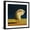 Black Frame, variant on Art.com Yoga Chick Half Moon Stretched Canvas Print Wall Art by Lucia Heffernan, 24" x 24"