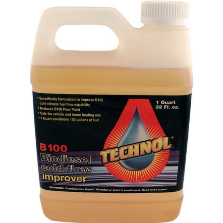 - 1 Quart Technol Biodiesel Anti-Gel B100 Cold Flow Treatment Winterization Fuel Additive